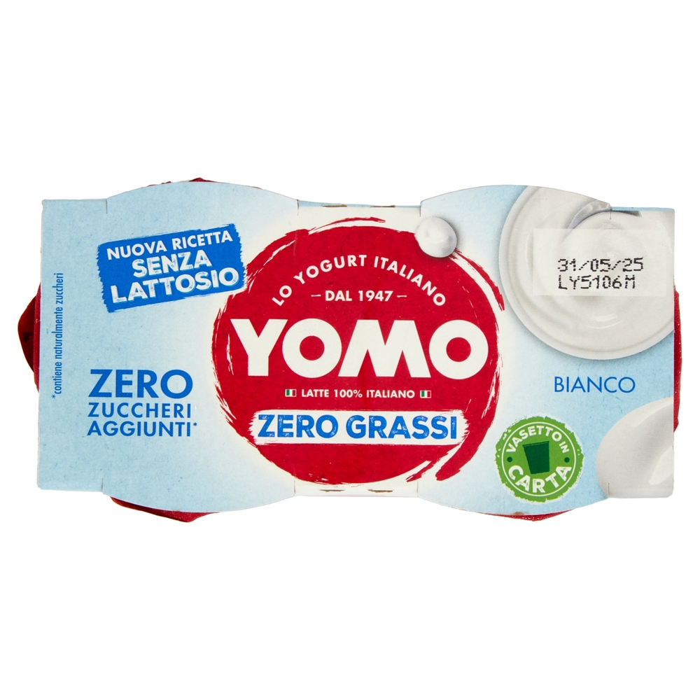 Yomo Zero Grassi Bianco 2 x 125 g